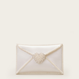 VANINA Love Letter Clutch clutch-love letter_pearl_