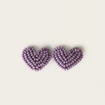 VANINA Coeur Volants Earrings e-coeur volants_lilac_