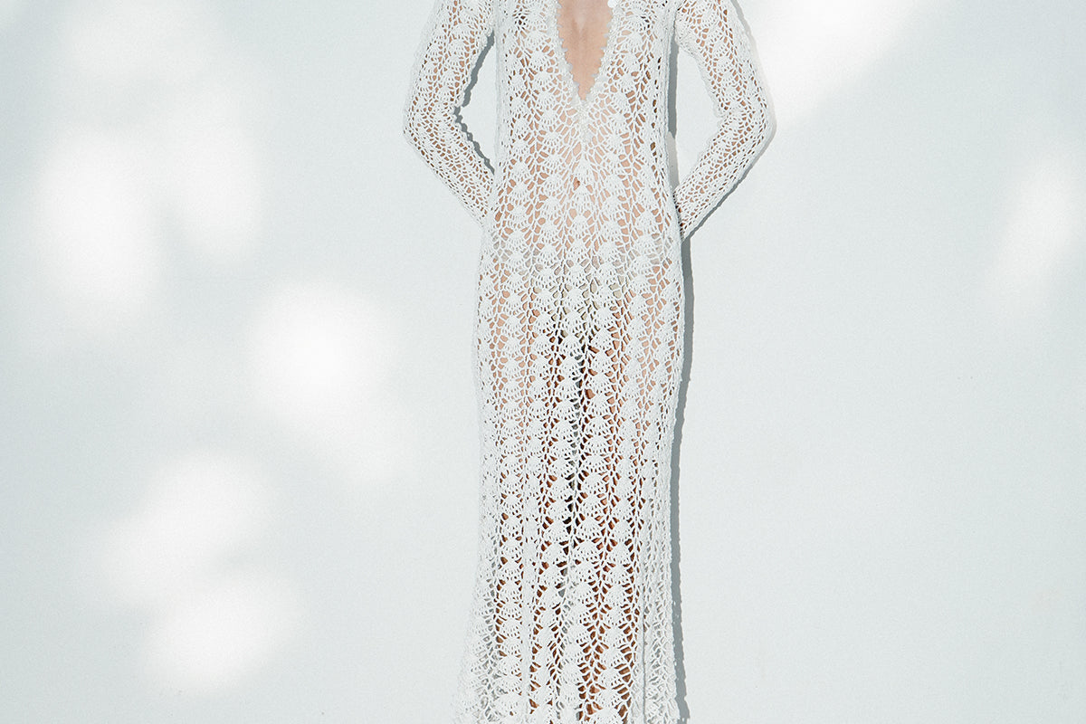 white christmas dresses Vintage Cream Crochet Dress white christmas dresses Vintage Cream Crochet Dress