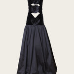 VANINA Belle De Nuit Dress dr-belle de nuit_black velvet_xl