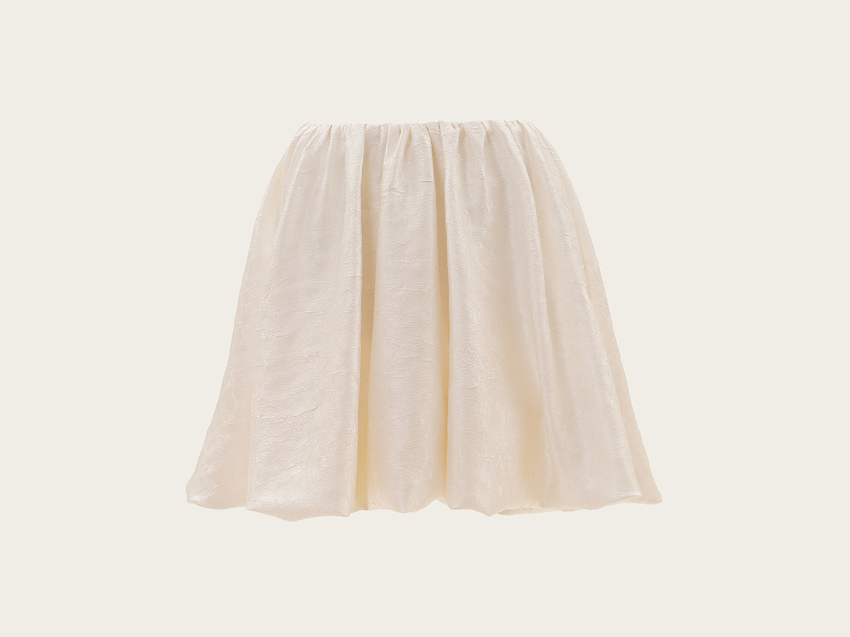 VANINA Cadette Skirt sk-cadette_textured off white_xl