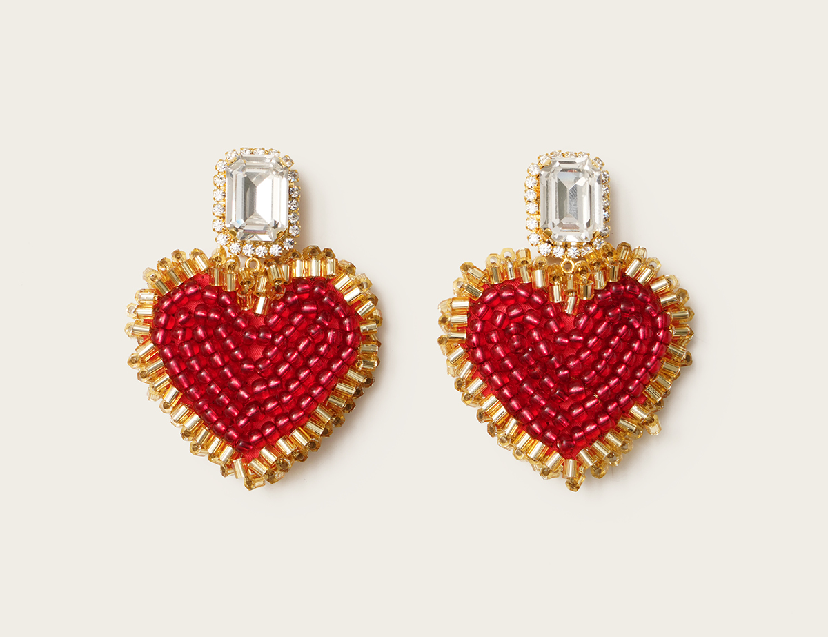 VANINA Love Letter Earrings e-love letter-2_red_