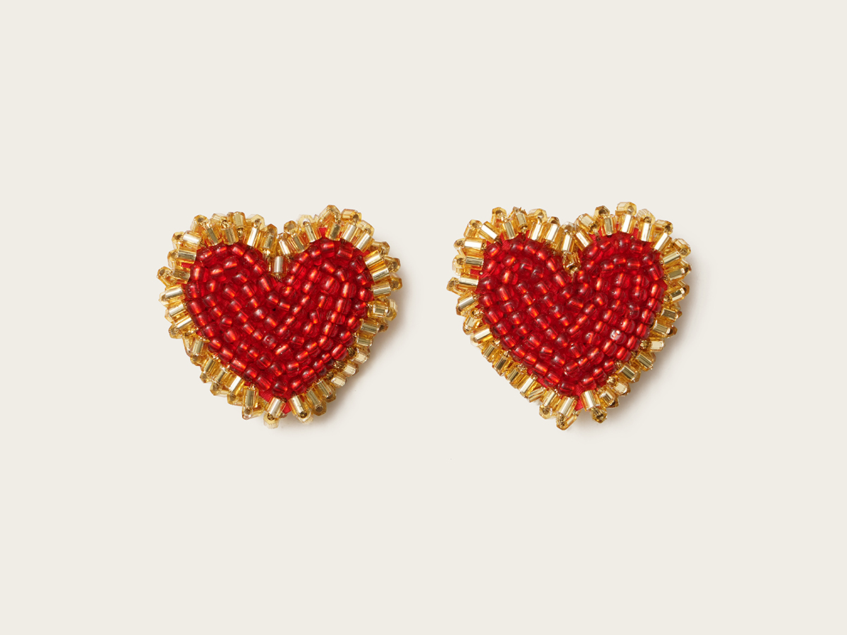 VANINA Love Letter Earrings e-love letter-1_red_