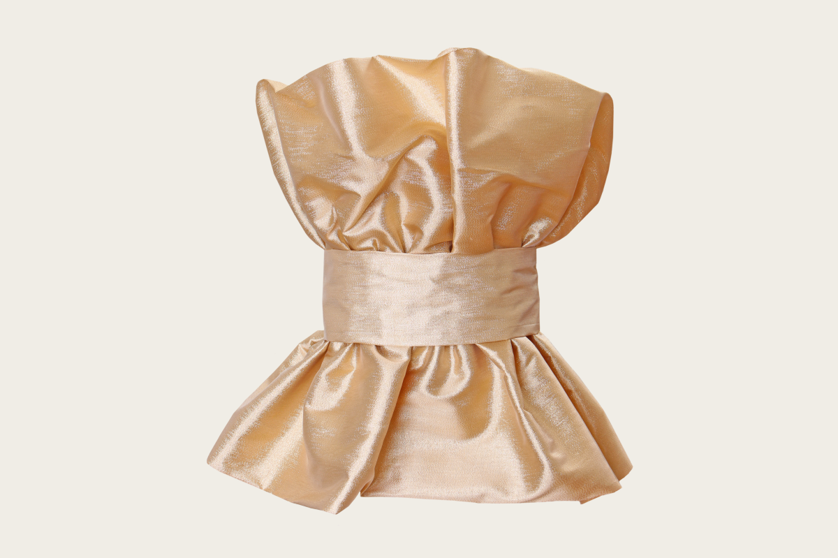 VANINA Shell Bustier bus-shell_gold organza_xl