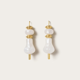 VANINA Holiday Earrings e-holidays-4_white pear and gold_